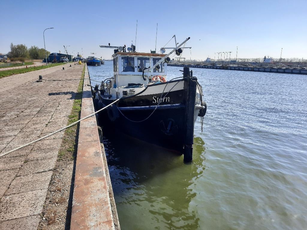 Pousseur, remorqueur, transport, péniche, péniche., Enlèvement, Utilisé, Remorqueur