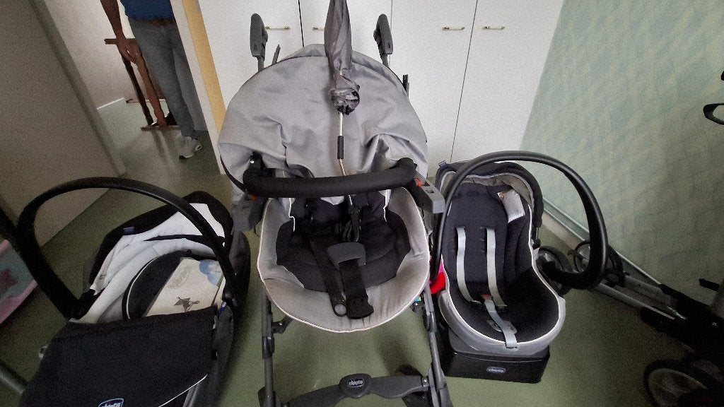 poussette 3 en 1, Enfants & Bébés, Autres marques, Avec siège auto, Enlèvement, Utilisé