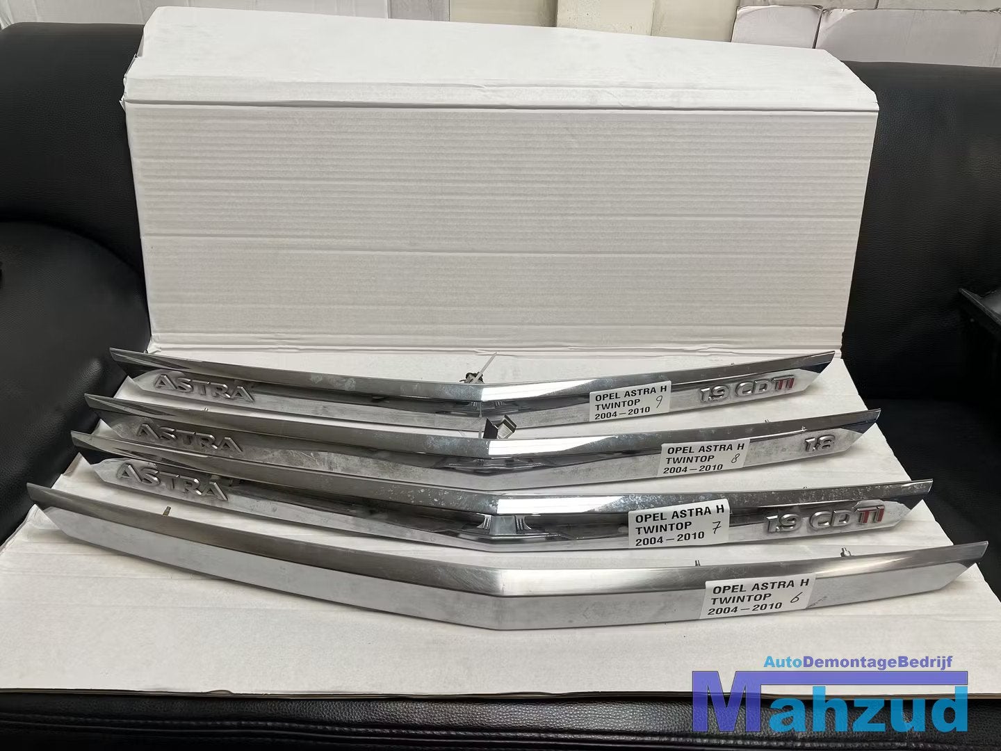 OPEL ASTRA H Twintop achterklep schakelaar chrome strip lijs, Auto-onderdelen, Interieur en Bekleding, Gebruikt, Opel Automobile GmbH