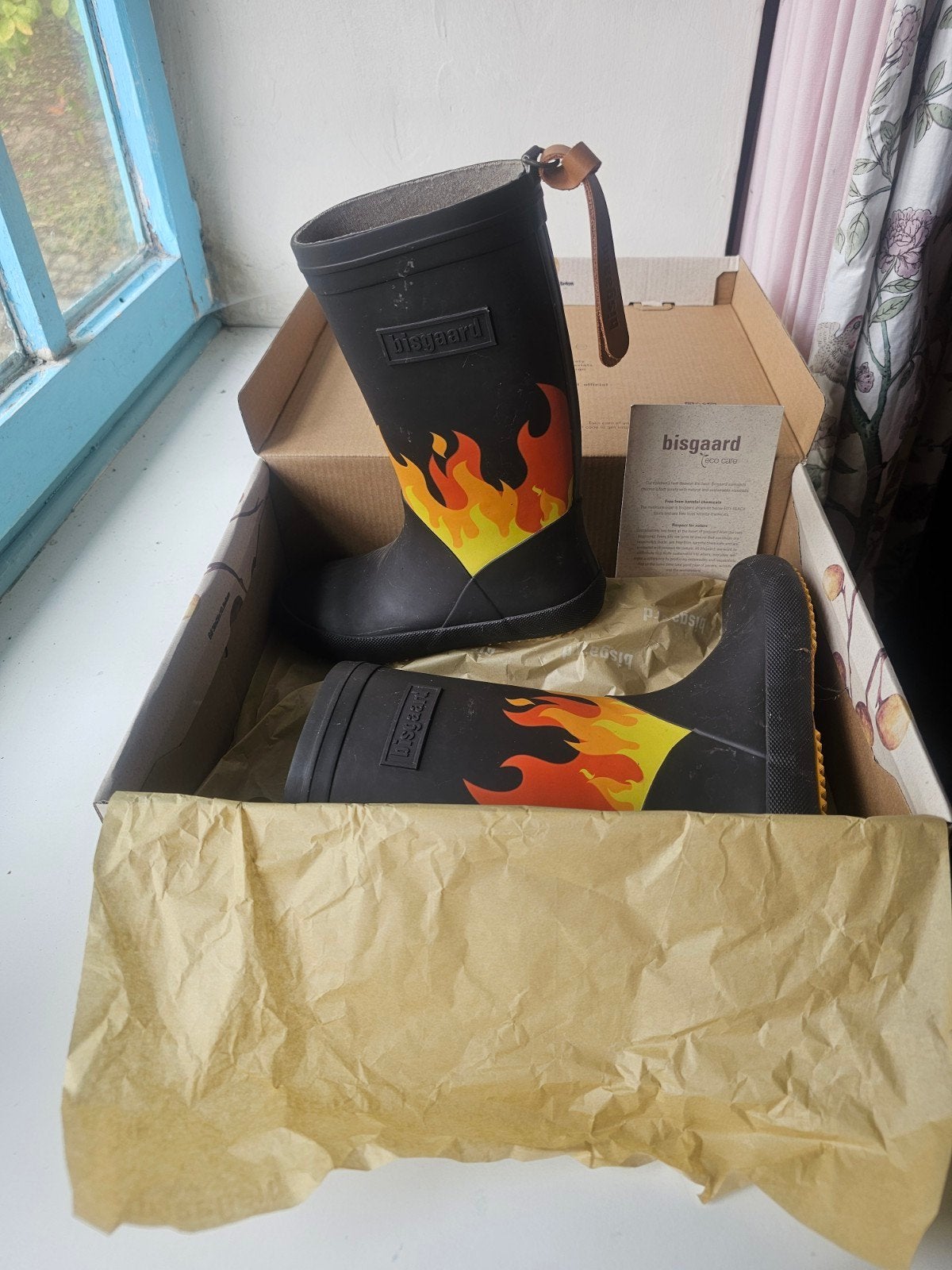 Nieuw regenlaars BISGAARD Fashion Flames Np €44.95 *GERESERV, Neuf, BISGAARD, Envoi, Bottes