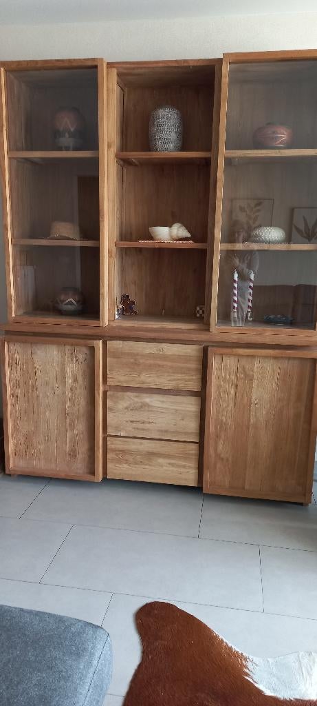 Kast in teak, Ophalen, Gebruikt, Met deur(en), 200 cm of meer
