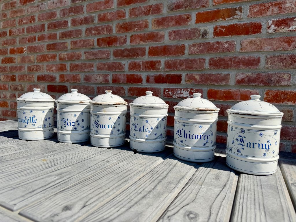 Emaille potten, Antiek en Kunst, Curiosa en Brocante, Ophalen of Verzenden