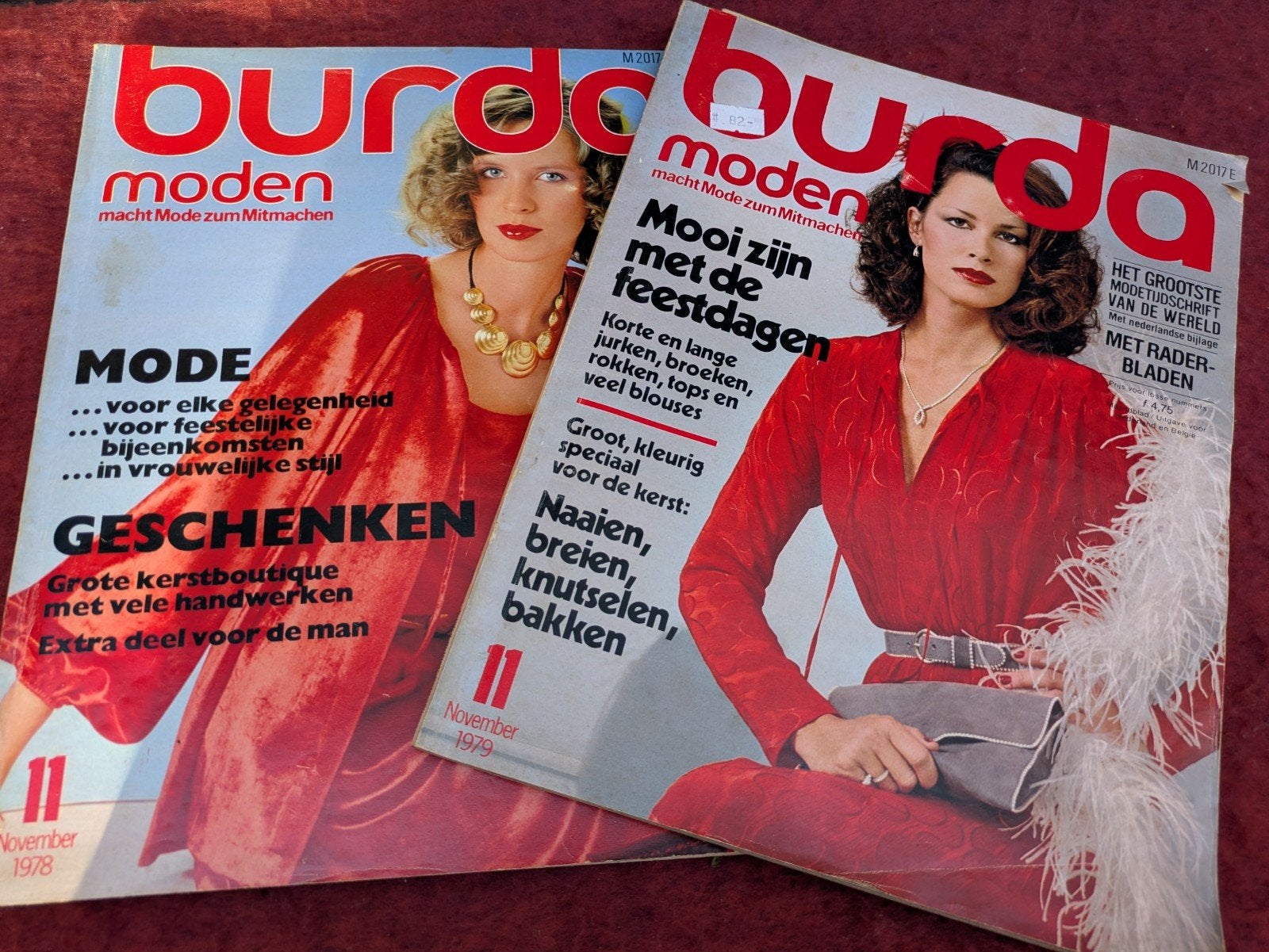 vintage burda 78 en 79, Hobby & Loisirs créatifs, Enlèvement ou Envoi, Comme neuf, Femme, Burda