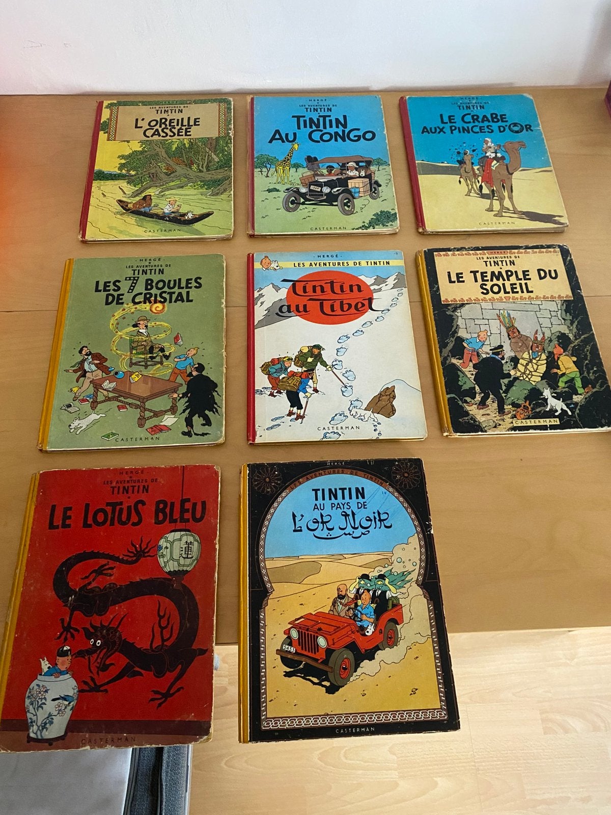 Lot de tintin tres anciens, Livres, Enlèvement ou Envoi, Comme neuf