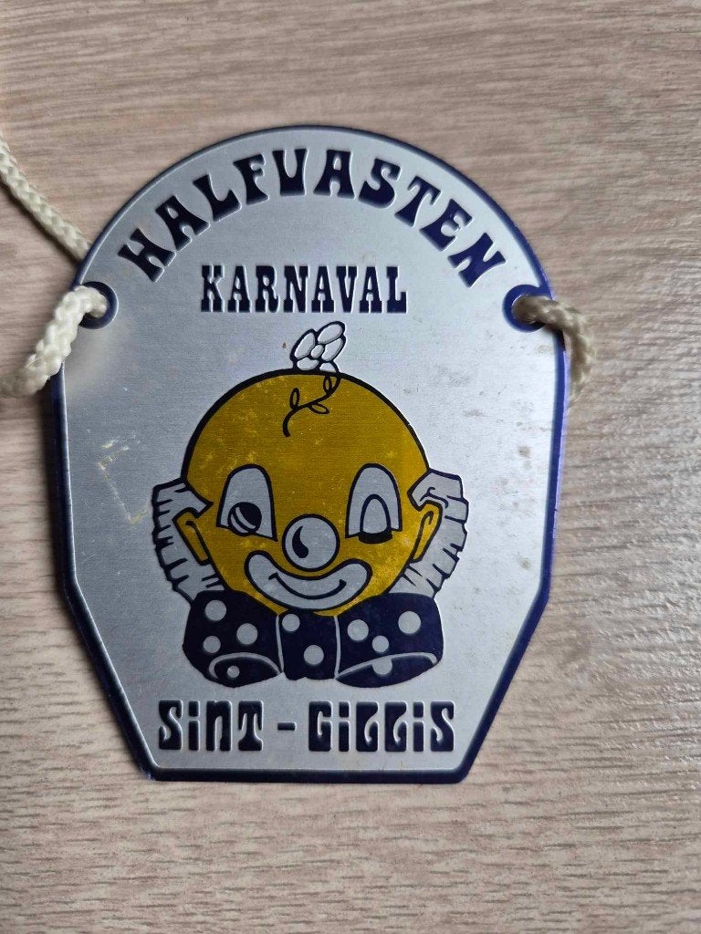 Carnaval medaille Sint - Gilles, Ophalen of Verzenden