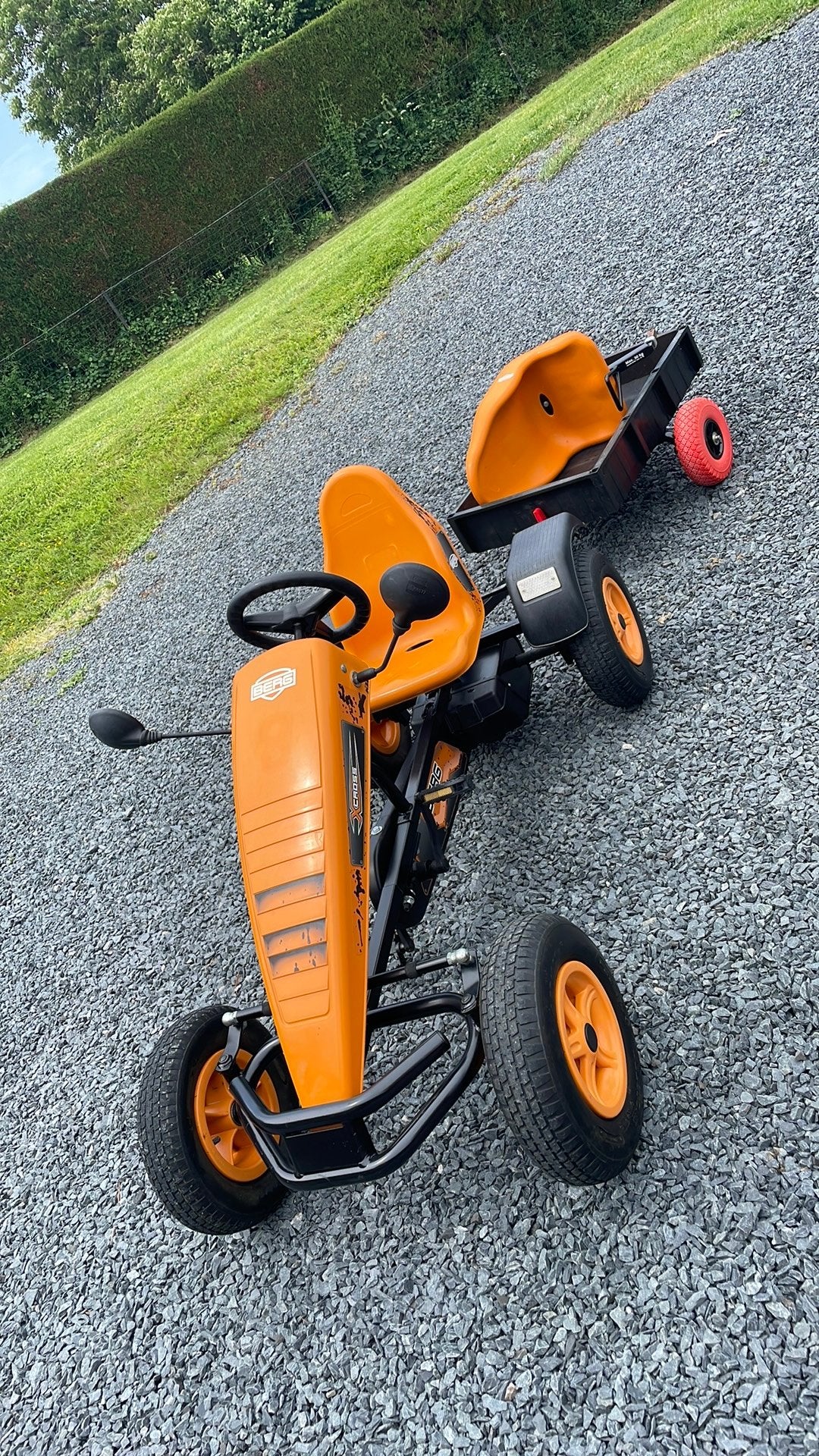 Go kart Berg X-cross, Enfants & Bébés, Jouets | Extérieur | Go-cart & Cuistax, Enlèvement, Comme neuf, Berg, Avec chariot ou remorque