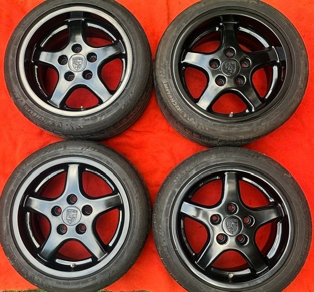 Porsche 964/993/996/944/986 17 inch Ruf Speedline velgen, Auto-onderdelen, Banden en Velgen, Gebruikt, 255 mm, Velg(en), 17 inch
