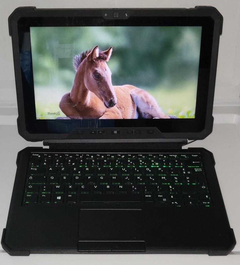 DELL 7202 SSD 1TO/WINDOWS 11/SIM/AVEC CLAVIER AZERTY/HDMI, Enlèvement ou Envoi, 12 pouces, DELL RUGGED EXTREME 7202, Wi-Fi et Web mobile