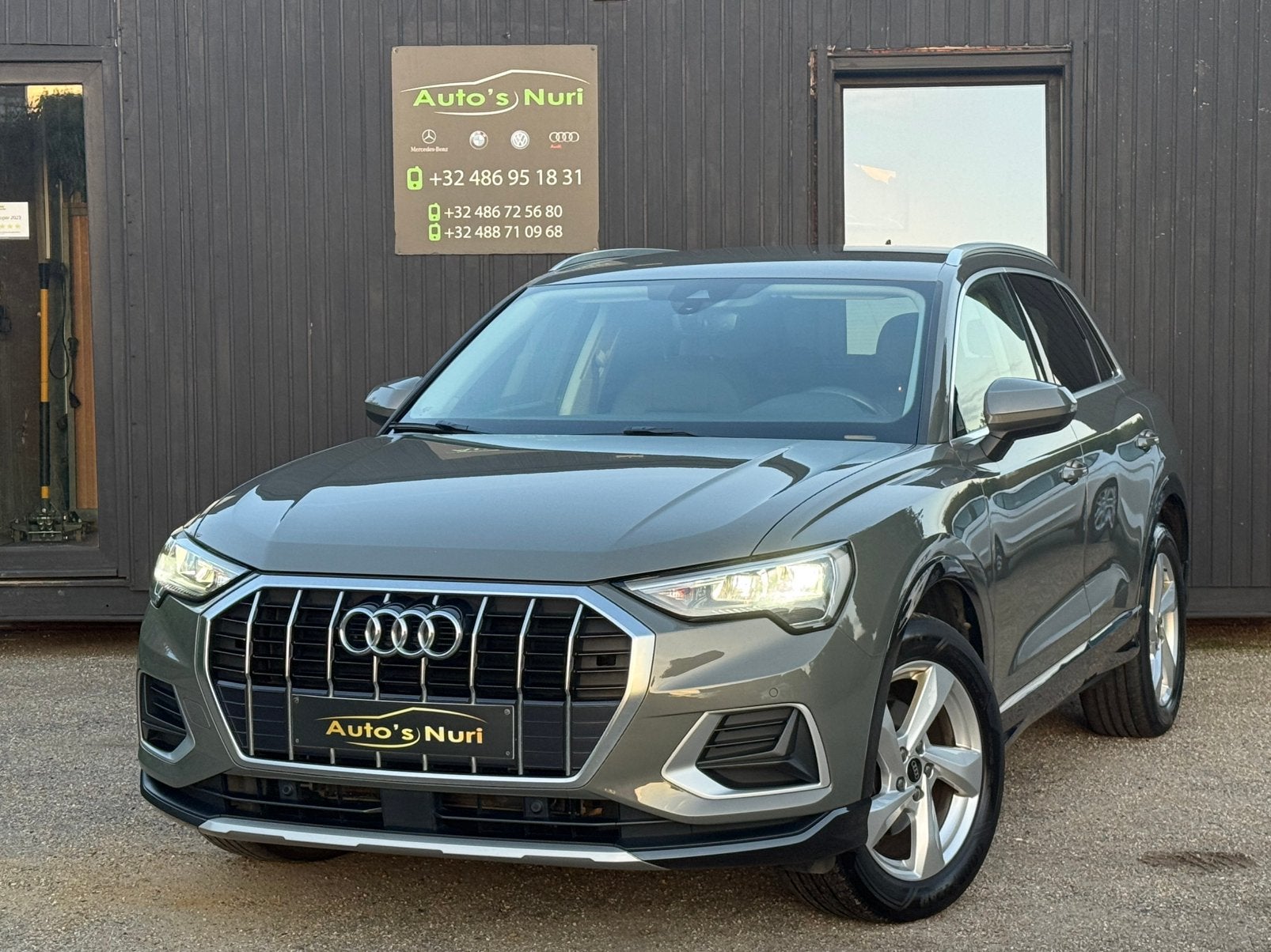 Audi Q3 new 35tdi 2021 diesel automaat leder navi, Autos, Cuir, Argent ou Gris, Achat, Euro 6