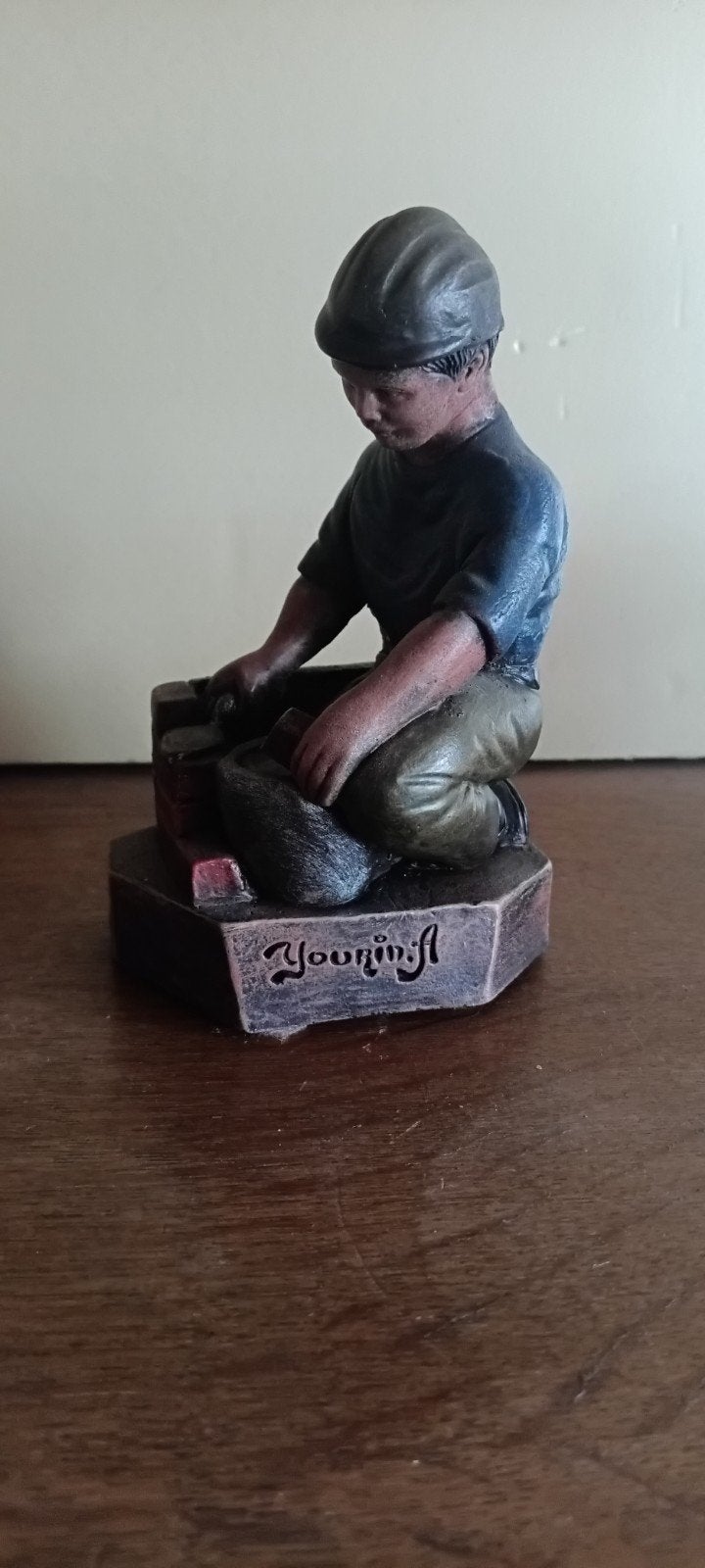 Statue Vintage PERKEO par Yourin Artiom – Métier Maçon, Enlèvement ou Envoi