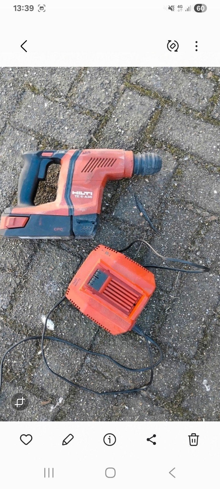 hilti breekhamer en boor, Doe-het-zelf en Bouw, Ophalen