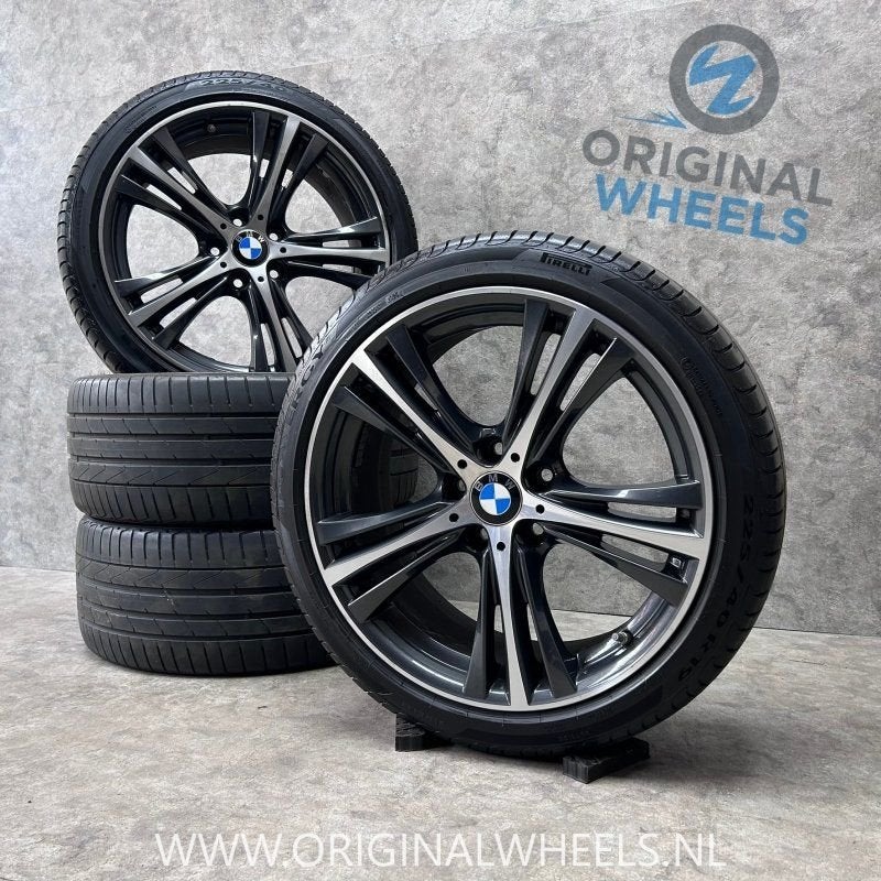 19 inch originele velgen + zomerbanden BMW 3 4 serie 407, Pneus et Jantes, Véhicule de tourisme, Pneus été, -