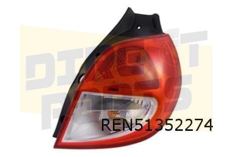 Renault Clio III (2/09-1/13) Achterlicht rechts  Origineel!, -, -, Nieuw, -