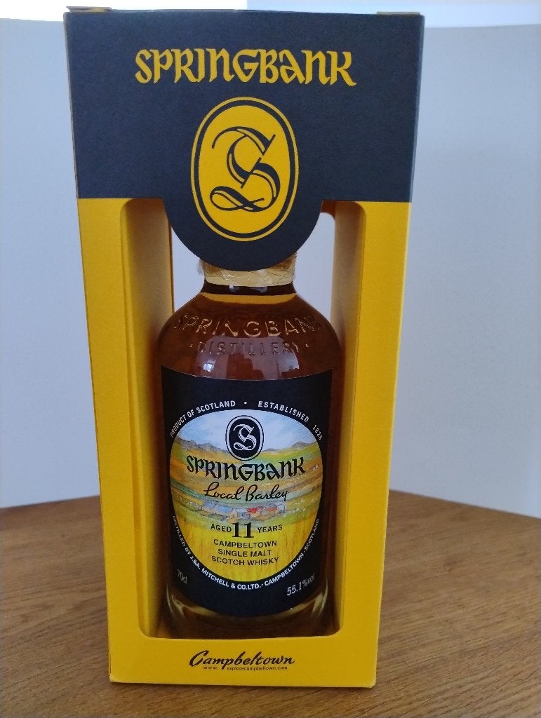 Springbank 11 Local Barley 2022 Campbeltown Scotch Whisky, Collections, Vins, Enlèvement, Neuf, Autres types