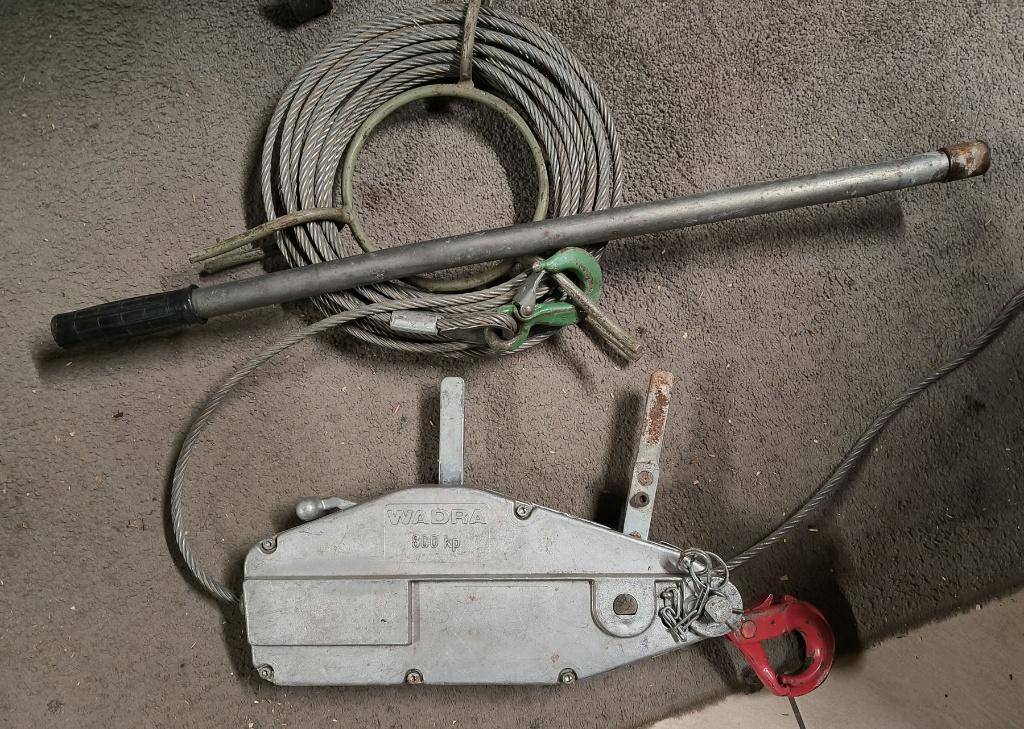 Kabeltakel, Bricolage & Construction, Treuils et Palans, Enlèvement, Utilisé, Manuelle