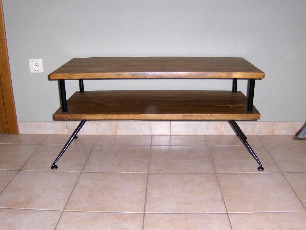 SALONTAFEL TEAK, Ophalen, Gebruikt, Rechthoekig, Teakhout
