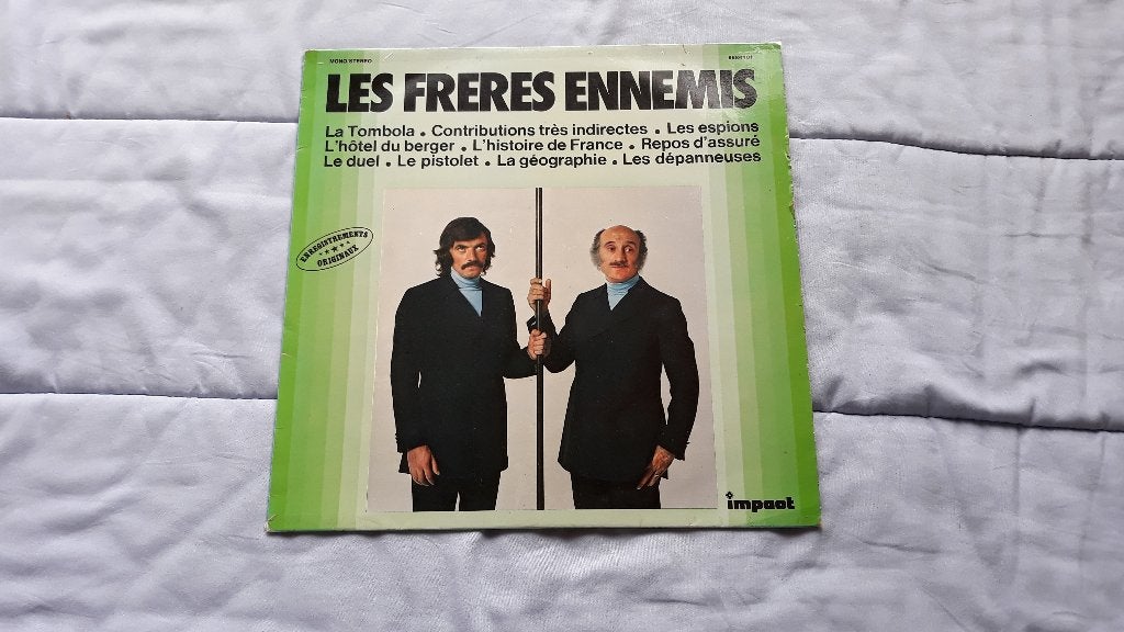 les frères ennemis vinyle, Enlèvement ou Envoi, Utilisé