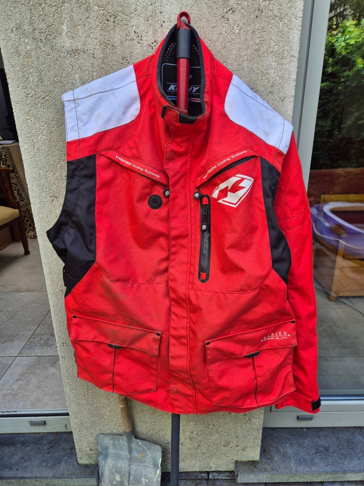 veste moto enduro Kenny Titanium xxxl rouge, Motoren, Kleding | Motorkleding, Ophalen
