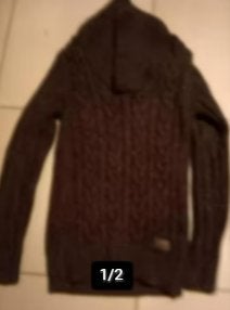 Pull " Petrol " vert foncé L, Kleding | Heren, Truien en Vesten, Ophalen of Verzenden, Gedragen, Maat 52/54 (L), Groen
