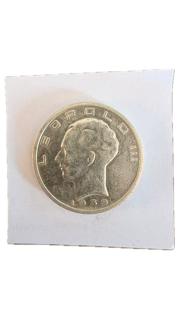LEOPOLD III : Argent 50 FRANCS 1939FV position A, Enlèvement ou Envoi, Argent, Argent