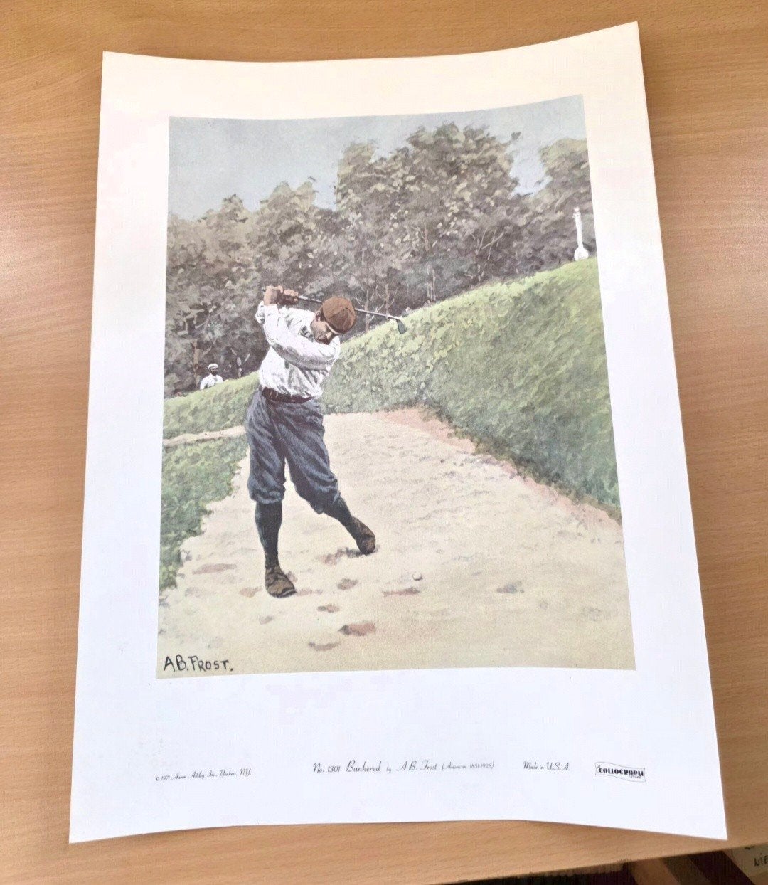 Mooie Tekeningen golfspelers AB Frost, Ophalen