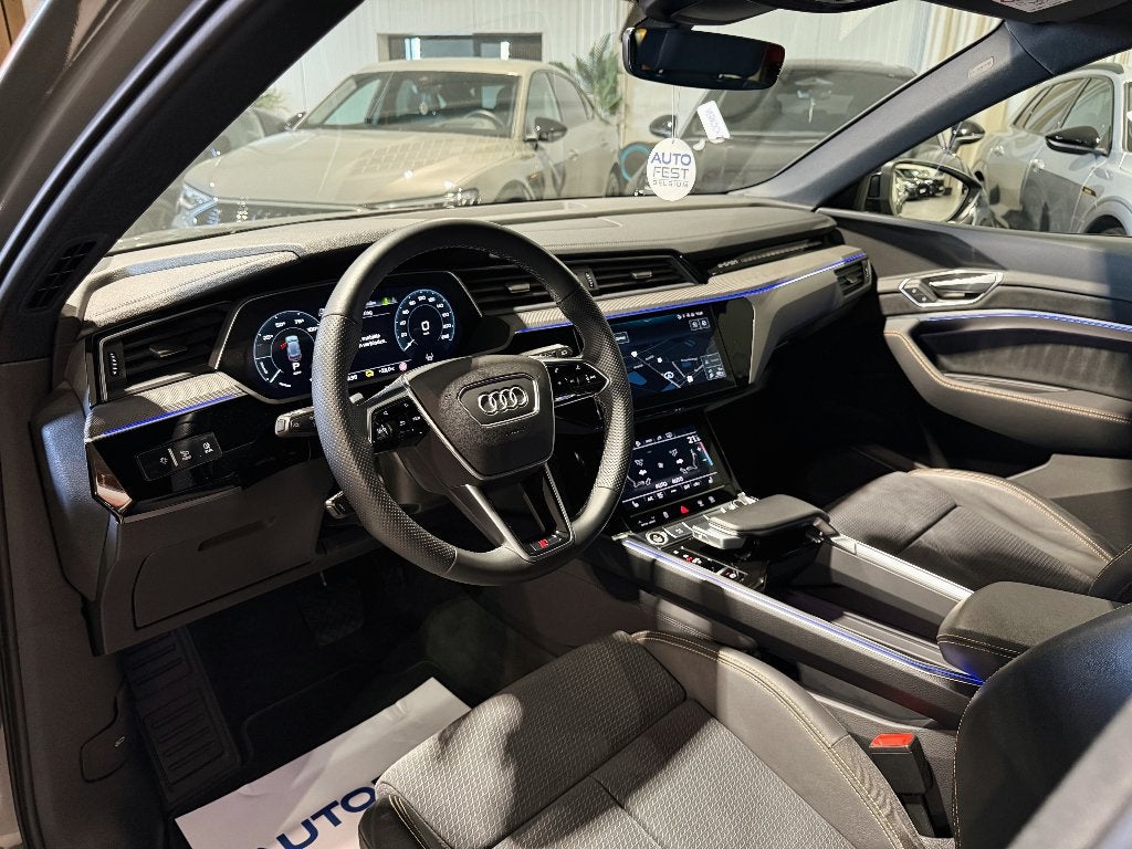 Audi E-Tron 50 Quattro S-Line « Édition noire Chronos gris, Autos, Euro 6, Entreprise, Entretenue par le concessionnaire, Noir