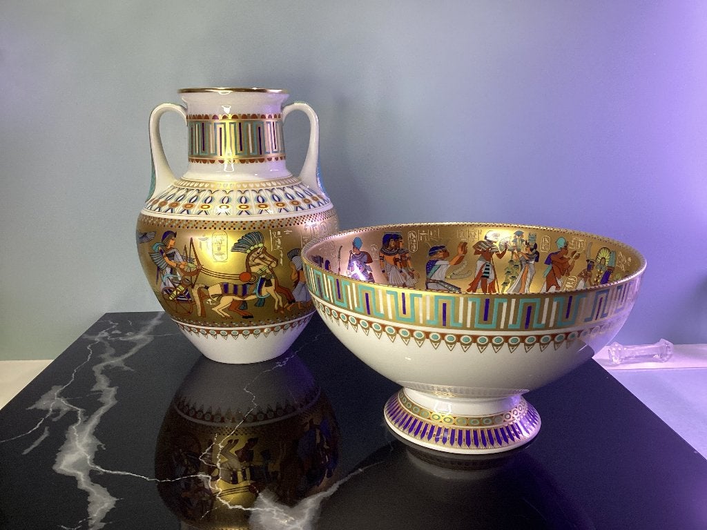 Vase et bol Theben. 119/FC., Enlèvement ou Envoi