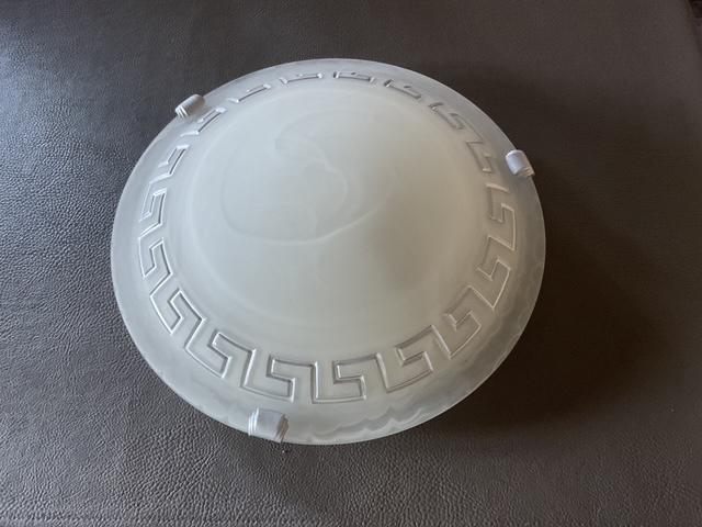Massive plafond verlichting, Huis en Inrichting, Ophalen, Zo goed als nieuw, Glas