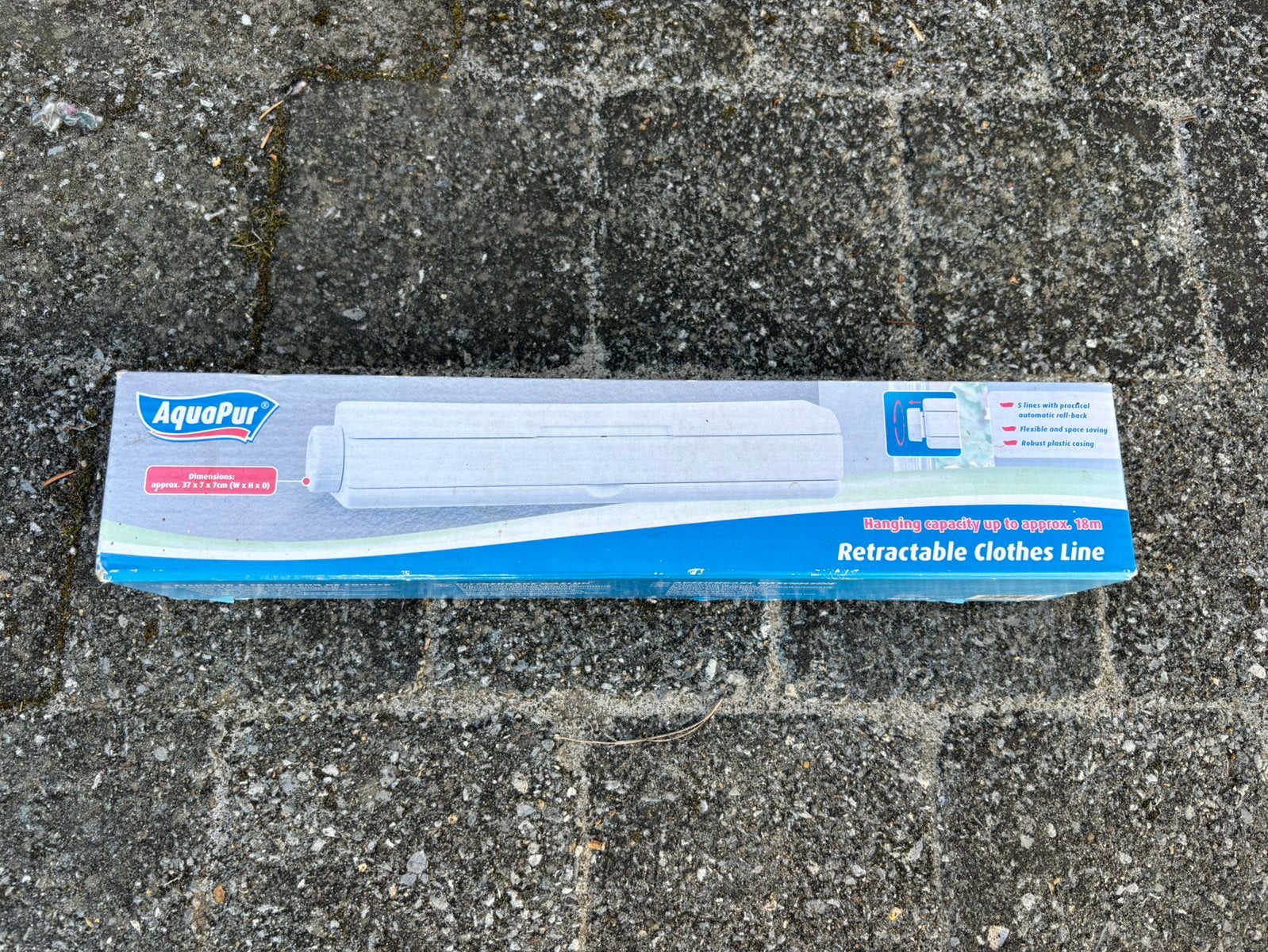 Étendoir à linge retractable, Enlèvement ou Envoi, Neuf