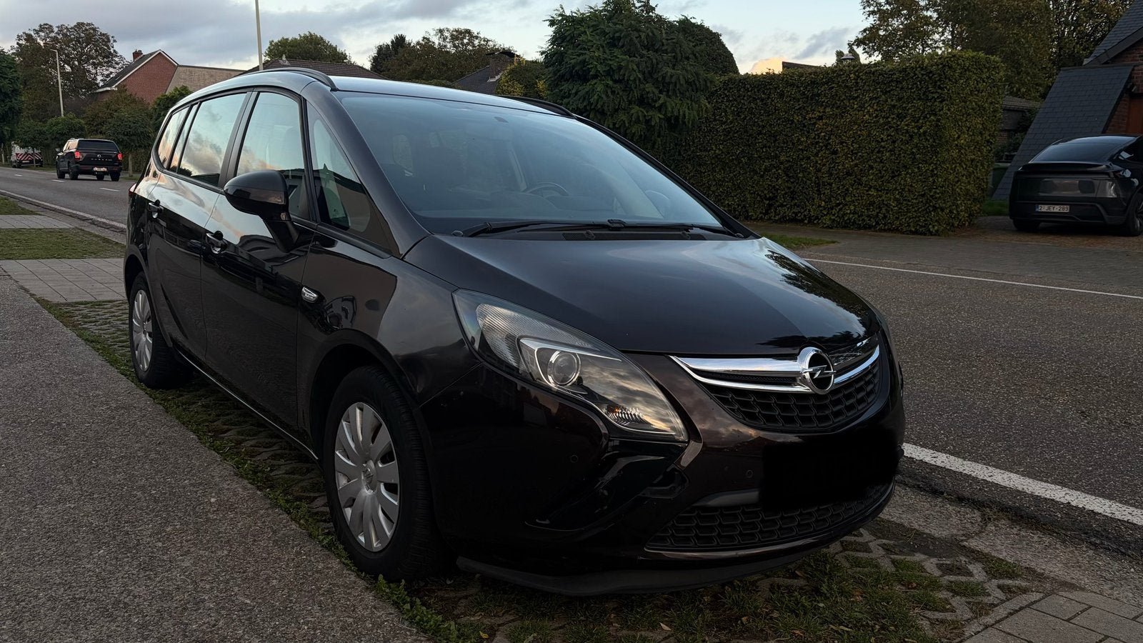 Opel zafira tourer 2.0 dcti 7 zit blanco gekeurd FULLoption, Autos, Euro 5, 7 places, Autres couleurs, Noir