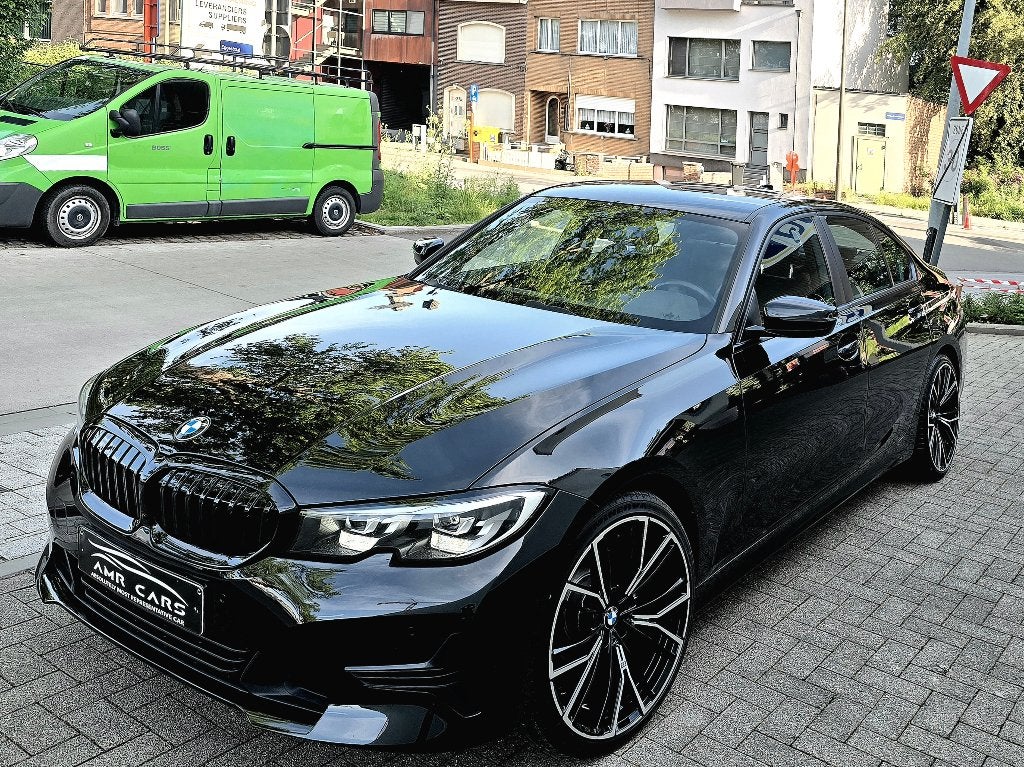 316DA Sportzetels-Geperforeerd leder-Virtual-LED-Ambiance, Auto's, BMW, 4 deurs, 1995 cc, Zwart, Leder
