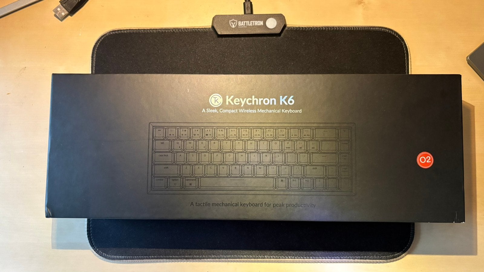 Keychron K6 mechanisch toetsenbord – Zo goed als nieuw, Computers en Software, Ophalen, Zo goed als nieuw, Gaming