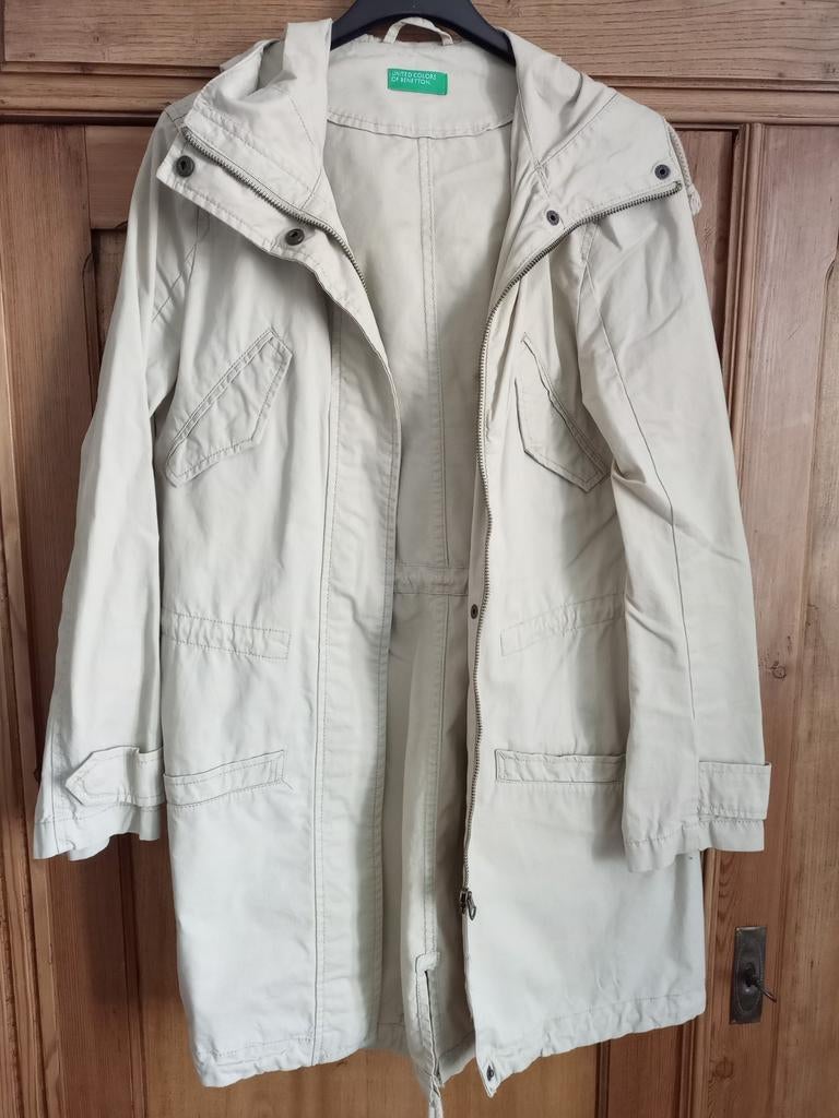BENETTON beige zomerjas maat S 38, Kleding | Dames, Ophalen of Verzenden, Gedragen, Beige