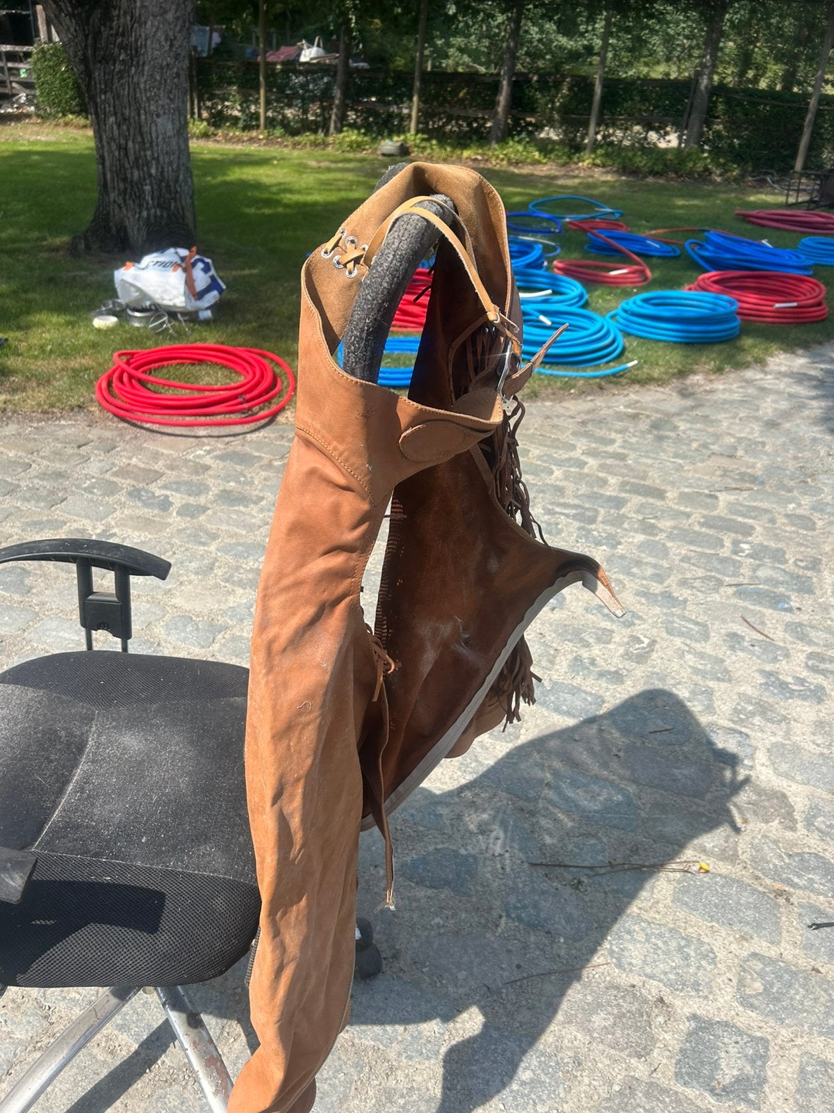 Chaps Western en cuir neufs, Enlèvement, Comme neuf