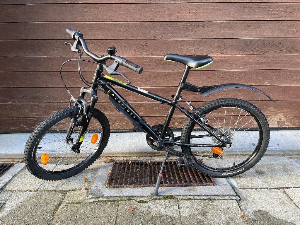 Mountainbike Rockrider Explore 500 zwart 20 inch, Ophalen, 20 inch of meer, Gebruikt, Velgrem