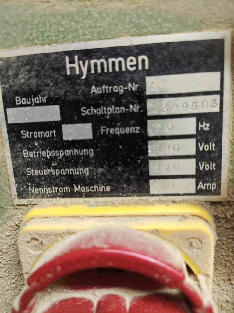 Massicot à placage HYMMEN, Enlèvement, Utilisé