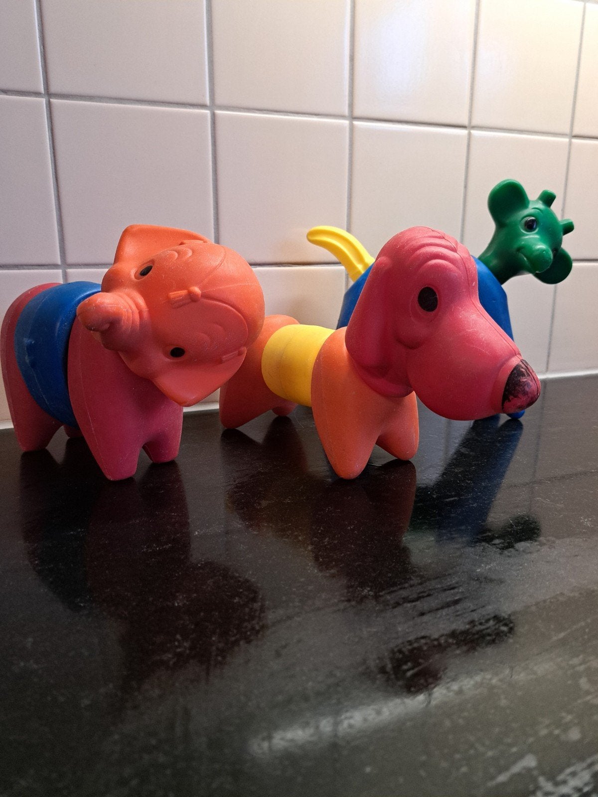 3 originele vintage tupperware speelgoed uit jaren 60 en 70, Ophalen of Verzenden, Nieuw, Overige typen