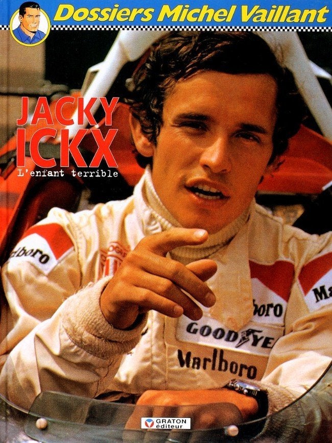 Michel Vaillant - 2 - Jacky Ickx L'enfant terrible (EO 1996), Jean Graton, Eén stripboek, Ophalen of Verzenden, Zo goed als nieuw