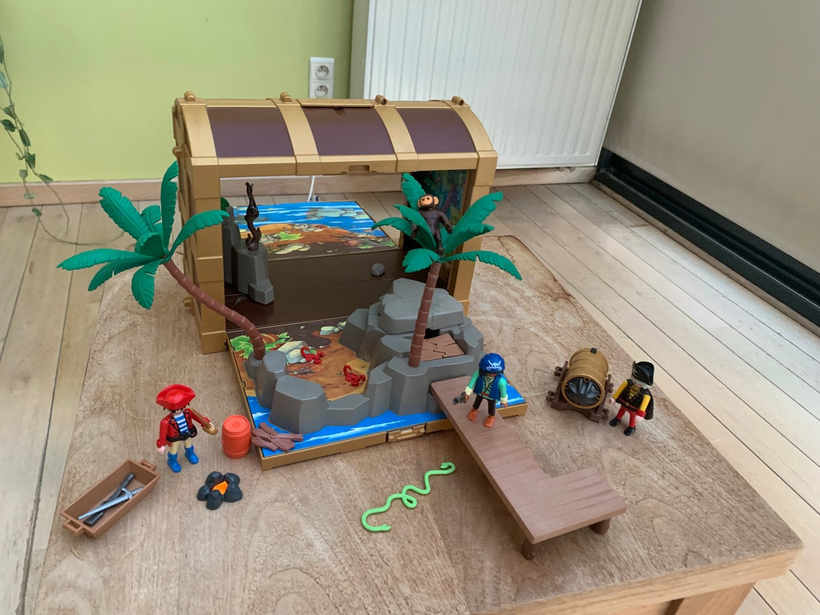 5737 Playmobil Piraten koffer, Ophalen, Zo goed als nieuw