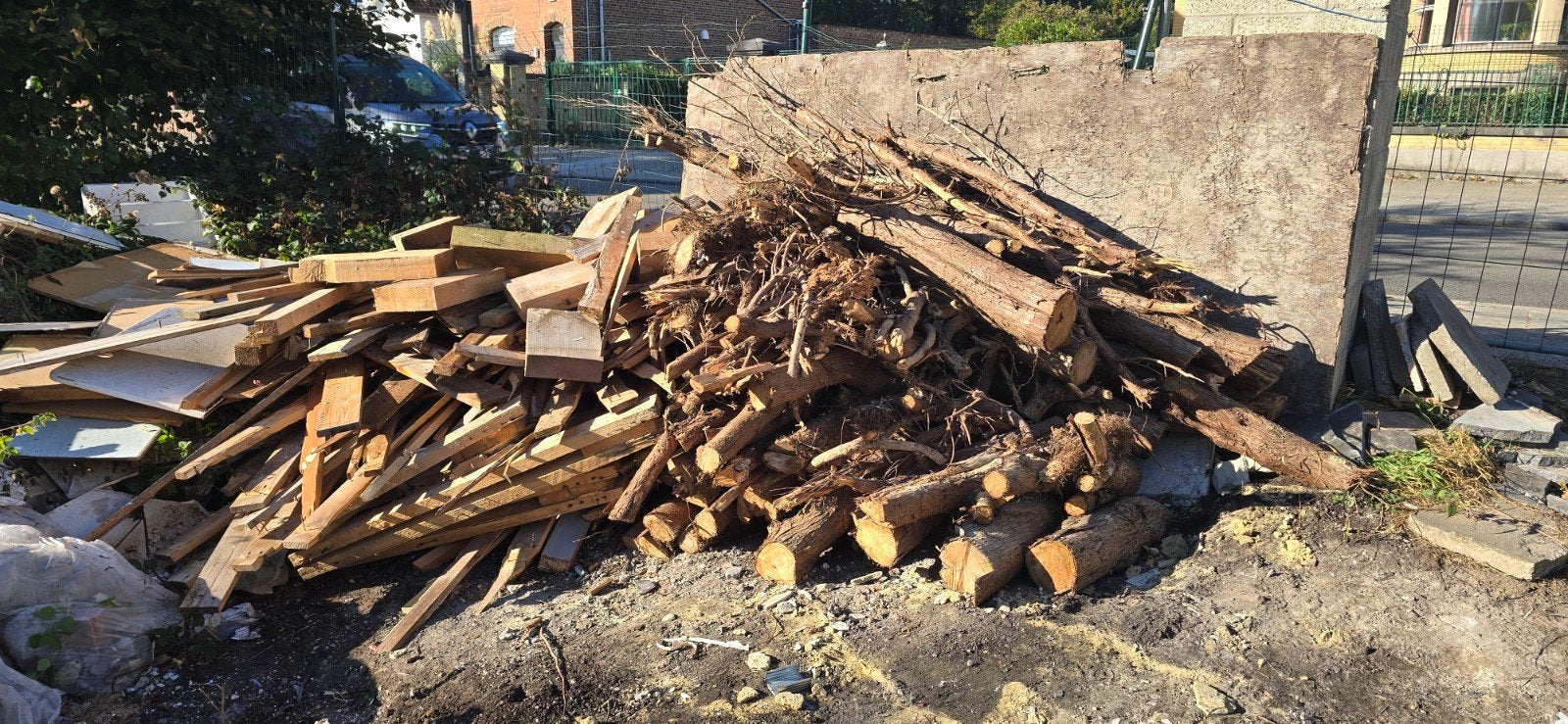 bois de chauffage, Enlèvement, Bûches