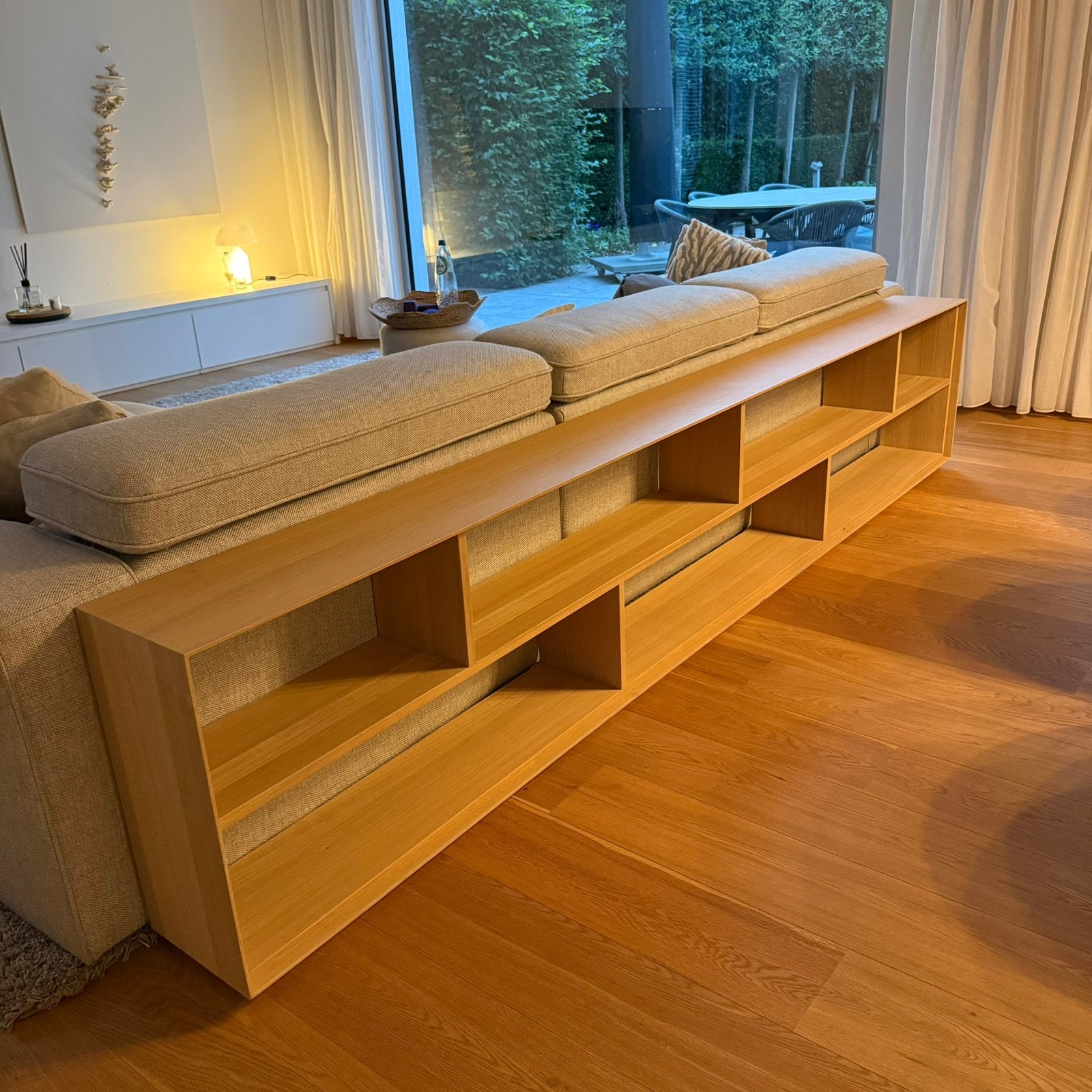Prachtige eiken kast, Maison & Meubles, Armoires | Mobilier de télévision, Strak, 200 cm ou plus, Moins de 25 cm, Moins de 100 cm