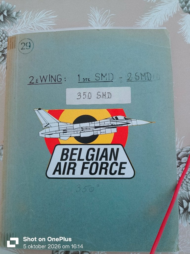 Verzamelmap met foto's 350 SMD, Verzamelen, Ophalen, Luchtmacht, Foto of Poster