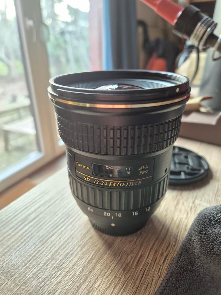 Tokina 12-24 F4 (IF) DXII voor Nikon incl filters, Enlèvement