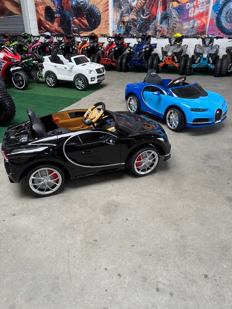 Bugatti Chiron pour enfants alimenté batterie 12V 7Ah 2 x35W, Enlèvement ou Envoi, Neuf