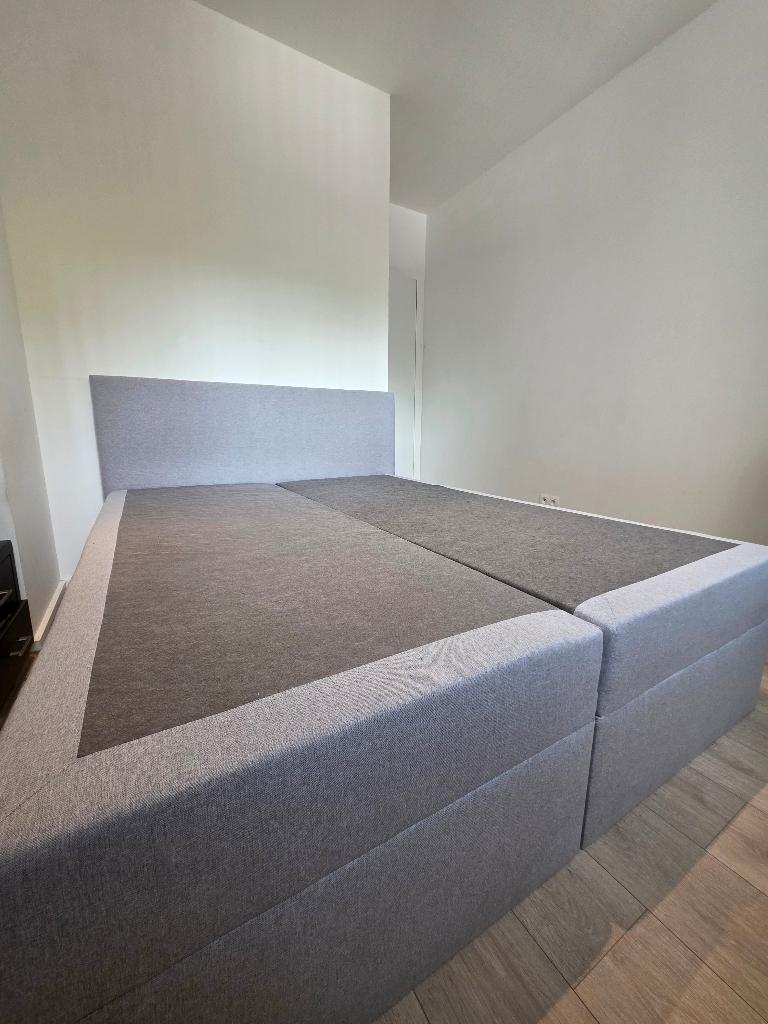 Lit Boxspring 160cm, Ophalen, Tweepersoons, Zo goed als nieuw, 200 cm