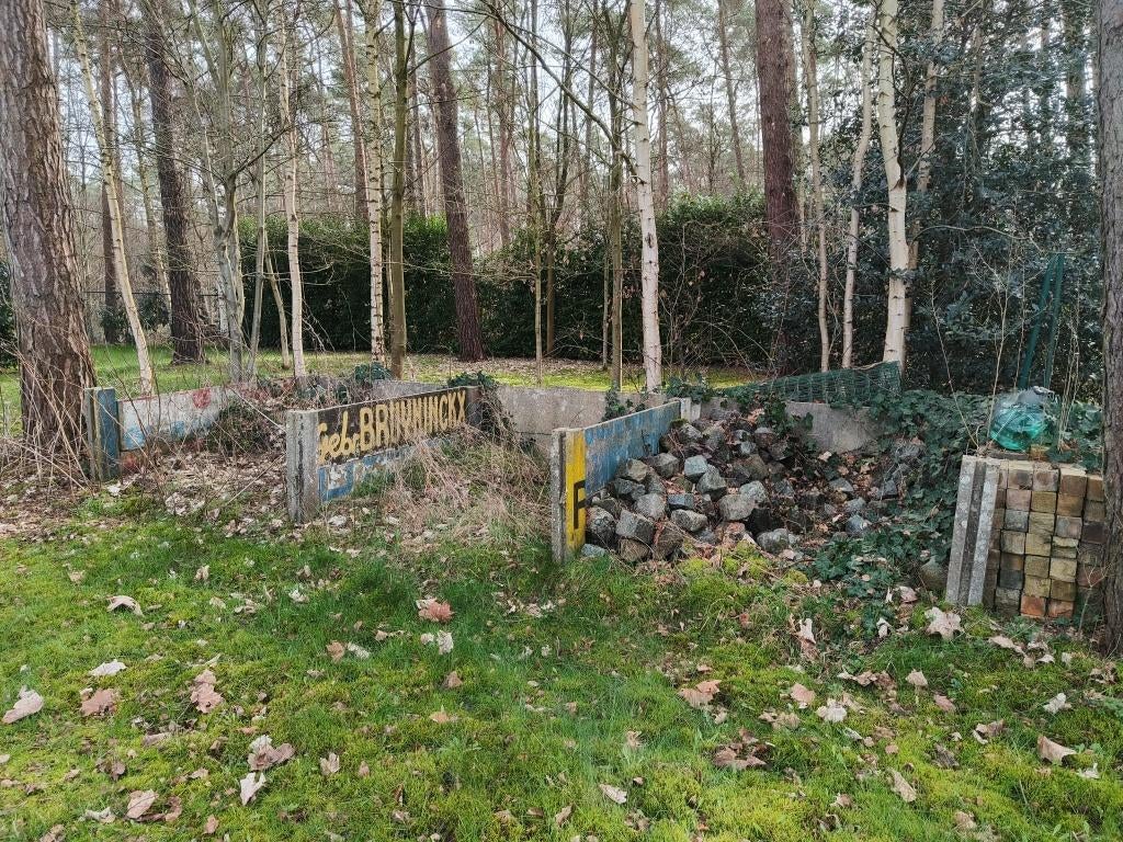 Compostopslagplaats - Betonnen platen, Ophalen, Gebruikt, Betonplex