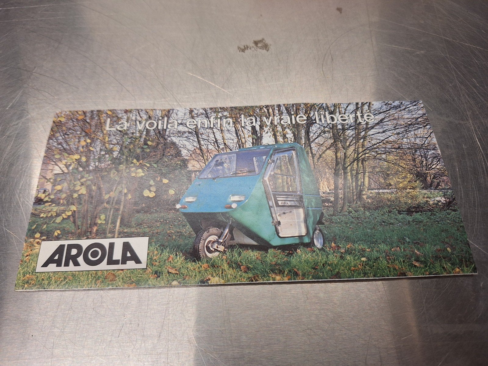 Aroma folder, Enlèvement ou Envoi