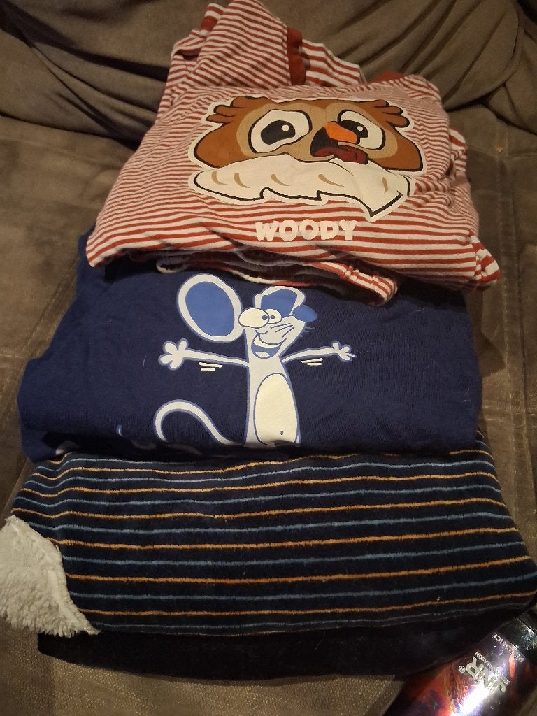 3 woodys jongen maat 12 jaar, Nacht- of Onderkleding, Ophalen of Verzenden, Zo goed als nieuw, Jongen