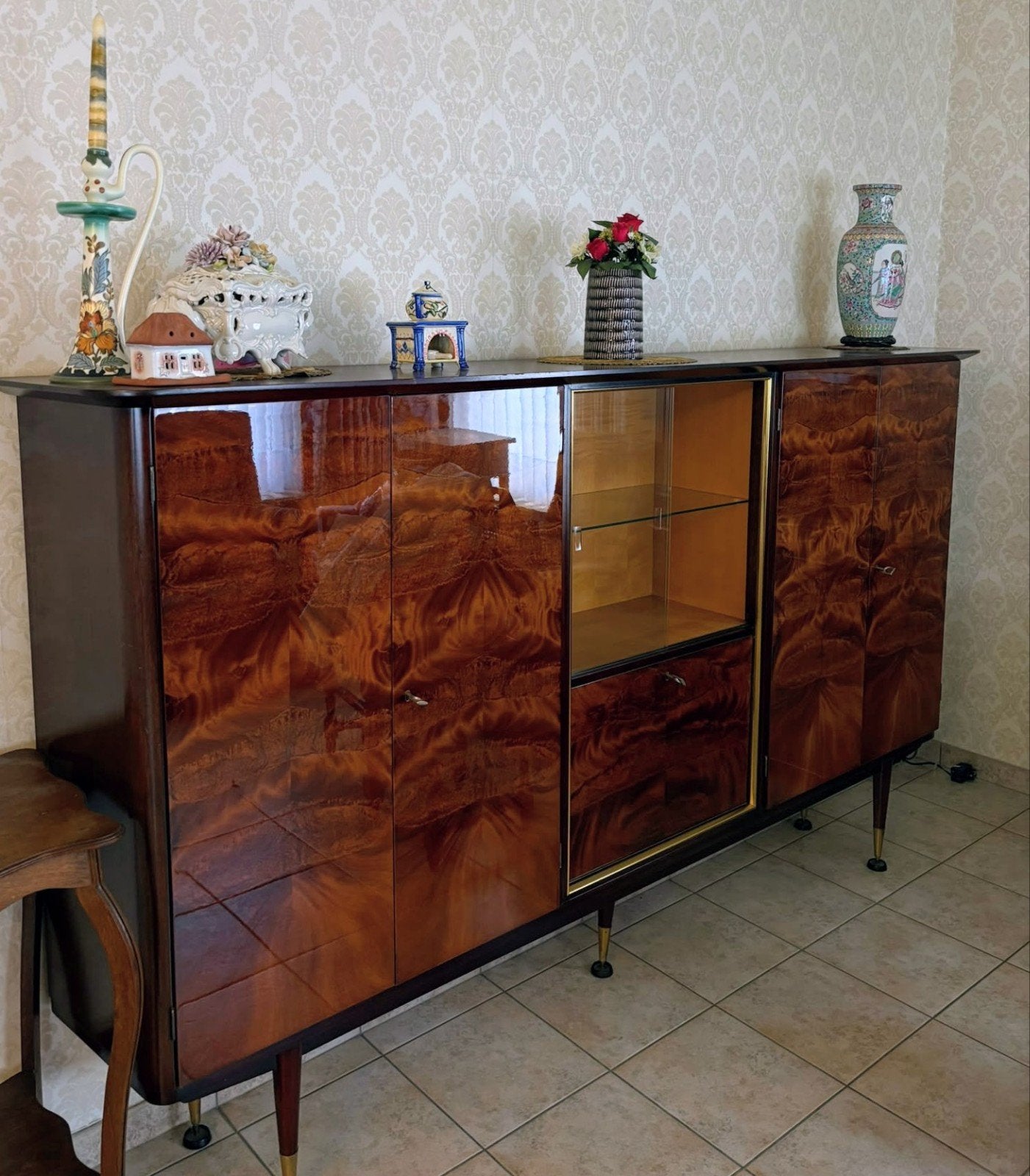 Buffet/Vitrinekast, Huis en Inrichting, Ophalen, Gebruikt, 25 tot 50 cm, 200 cm of meer