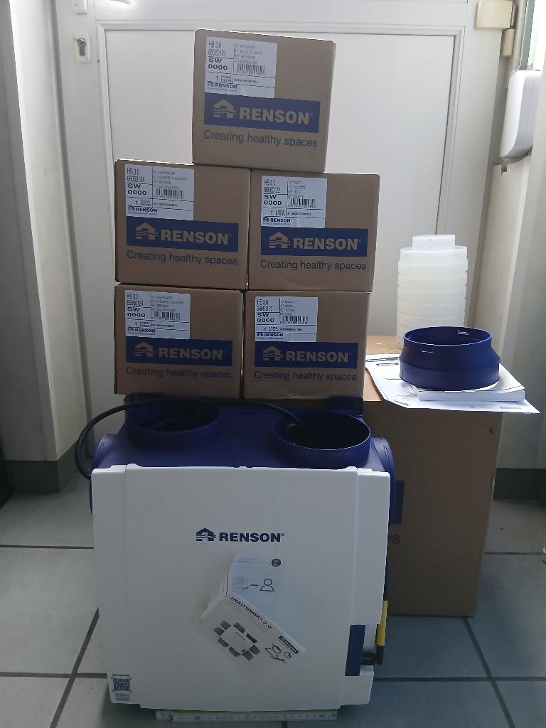 Renson Healthbox 3.0 Smartzone neuve complète, Doe-het-zelf en Bouw, Ventilatie en Afzuiging, Nieuw, Afzuiger, Ophalen